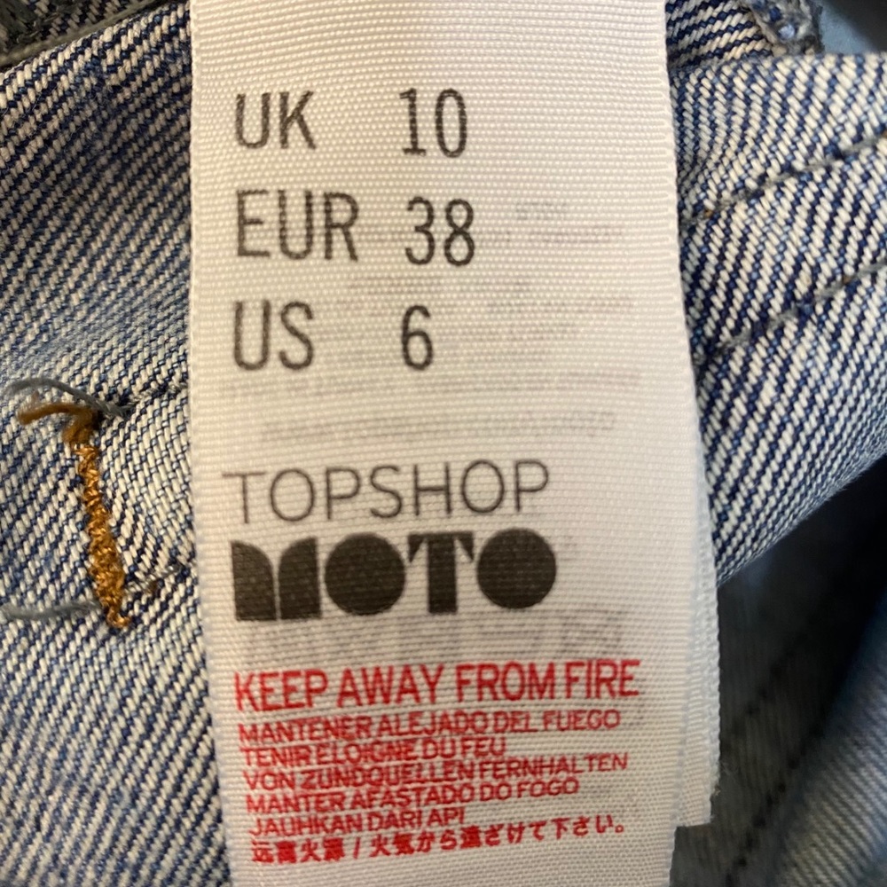 TOPSHOP MOTO ROSA SHORTS - Picture 5 of 10